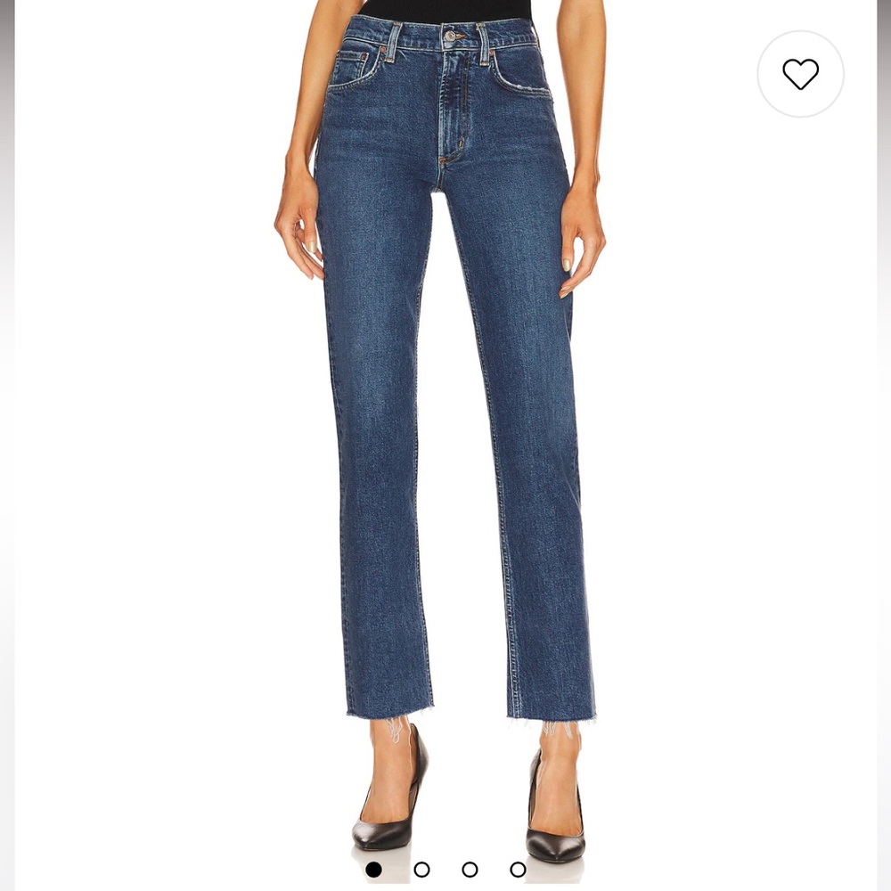 AGOLDE Kye Mid Rise Straight Crop